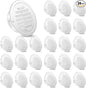 Zonon 24 Pcs Stainless Steel Soffit Vents 4 Inch Round Dryer Vent Cover with Mesh Screen for Home Outdoor Bathroom Wall Ceiling Outside Exterior Exhaust (White)