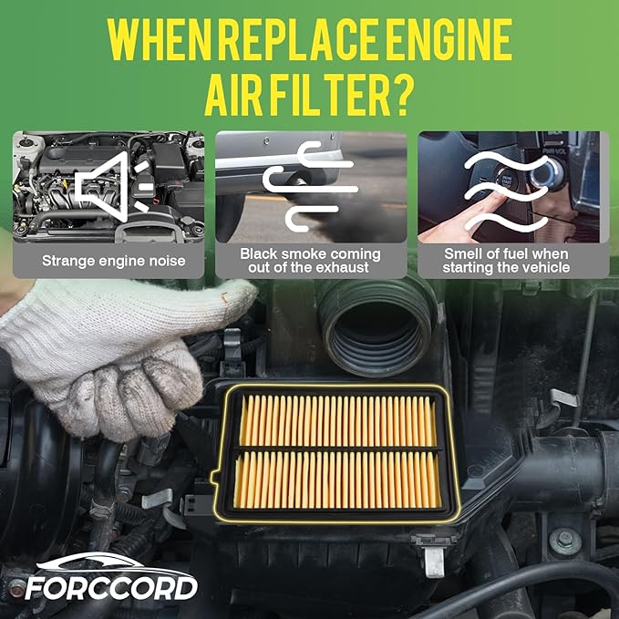 2-Pack Engine Air Filter Fits for Nissan Kicks 1.6L 2018-2026, Versa 1.6L 2020-2026 Air Filter Replacement 16546-5RB1A Car Accessories