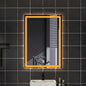500 X800 mm Illuminated Backlit LED Bathroom Mirror, Wall Mounted Multifunction Bathroom Vanity Mirror with Lights and Demister Pad, Energy-Saving Illuminated Smart Mirror