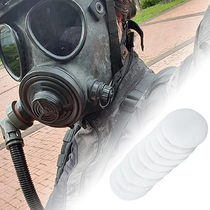 10 Pieces Filter Face Accessories Filter Parts 8 Centimeter Diameter Round for Dust Proof Integrated Respirator Mask