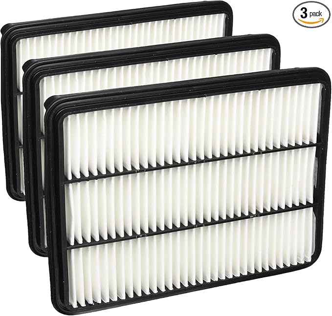 BOSCH 5313WS Workshop Engine Air Filter - Compatible with Select Lexus GX470, LX470; Toyota 4Runner, Land Cruiser, Sequoia, Tundra (Pack of 3)