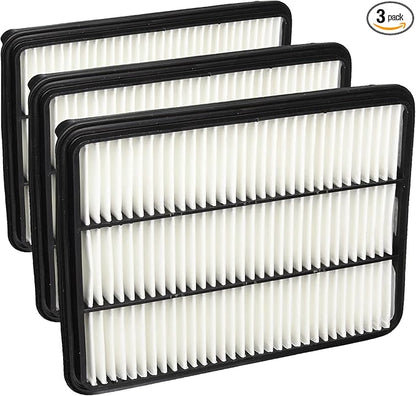 BOSCH 5313WS Workshop Engine Air Filter - Compatible with Select Lexus GX470, LX470; Toyota 4Runner, Land Cruiser, Sequoia, Tundra (Pack of 3)