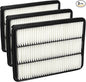 BOSCH 5313WS Workshop Engine Air Filter - Compatible with Select Lexus GX470, LX470; Toyota 4Runner, Land Cruiser, Sequoia, Tundra (Pack of 3)