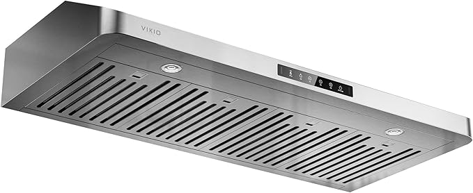 Range Hood 42 Inch Under Cabinet, 980CFM Fast Venting Ducted, Kitchen Hood With 3 Speed Gesture Sensing & Touch Control, Stainless Steel Stove Hood With LED Light And 2 Baffle Filters