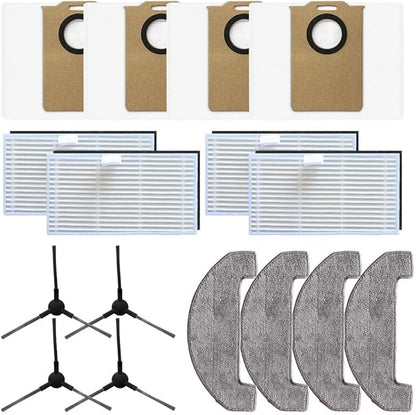 Vacuum Replacement Parts For Uninell UR3 Robot Vacuum Accessories With HEPA Filters Mop Cloths Dust Bags And Side Brushes For Home Cleaning