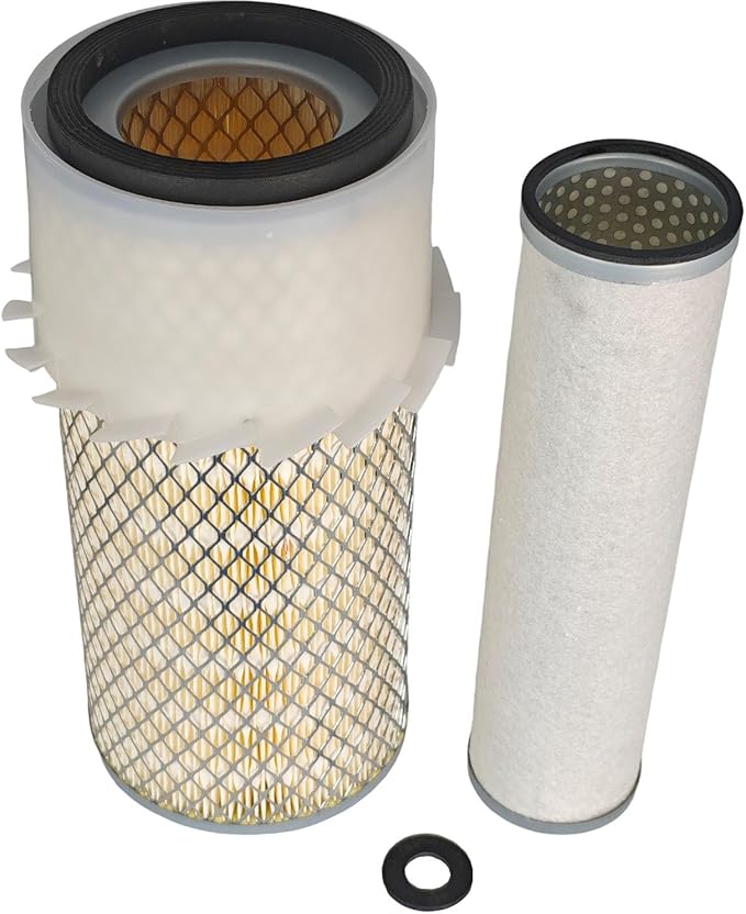 Inner Outer Air Filter Kit 1043327M91 1043326M91 Compatible with Massey Ferguson 20C 230 235 245 Primary Secondary Engine Tractor