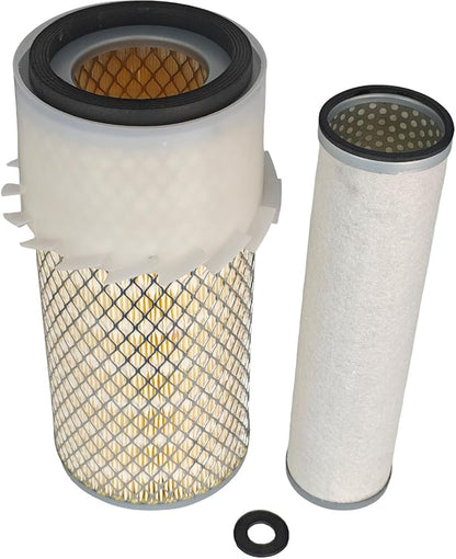 Inner Outer Air Filter Kit 1043327M91 1043326M91 Compatible with Massey Ferguson 20C 230 235 245 Primary Secondary Engine Tractor