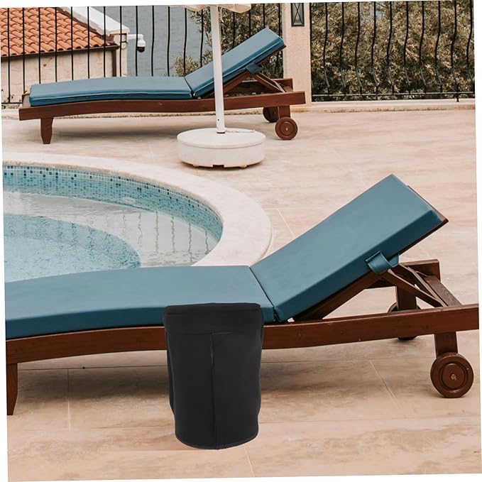 YARNOW 1pc Outdoor Insulated Filter Pump Cover for Ponds and Gardens Easy Setup Temperature Resistant Opening Design Black