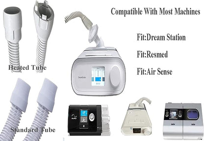 Filters for Cpap Machine - 12 pcs Universal Cpap Filters fit Inline Compatible with Resmed and Any Machine Size 22mm and 25mm Tube