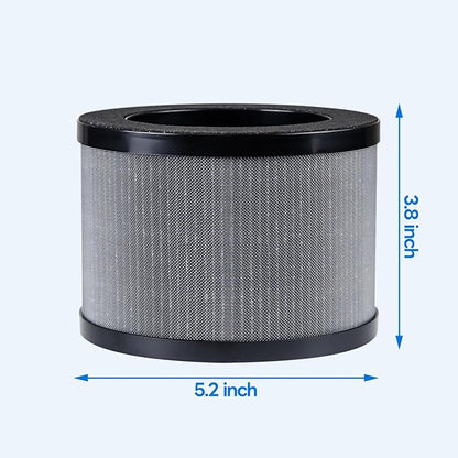 FreAire H13 HEPA Filter, H13 True HEPA Air Filter Replacement For Dust Smoke Pollen Dander Smell (Black)