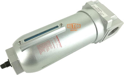 3/4" NPT SUPER DUTY Industrial Grade Particulate Filter/Water Trap For Air Compressor Compressed Air Lines, 5u With Metal Bowl (AUTO DRAIN)