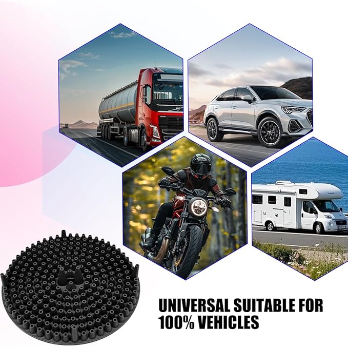 2PCS Car Wash Bucket Grit Trap Insert, 10.2" Vehicle Detailing Washing Filters for Dirt & Debris Trapping, Auto Collecting Sediment Cleaning Tool, Universal for SUV Sedan Truck (Black)