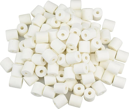 Aquarium Ceramic Ring Bio Ceramic Media Ring for Aquarium Filter Replacement Biological Material Remover for Aquarium Fish Tank Pond Filter