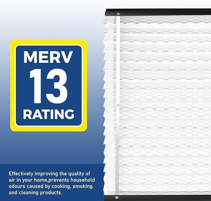 2Pack 213 Replacement Filter Compatible with AprilAire Size: 20x25x4 Whole House Air Purifiers model:1210, 1620, 2210, 2216, 3210, 4200, MERV 13