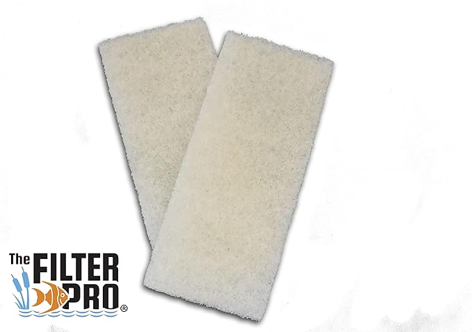 Cut Replacement Compact Skimmer Mat - Beige Coarse Filter Media to Fit Popular Brands, Made in USA (6" x 15" x 1.25" Thick 2 Pack - 3 Sets)
