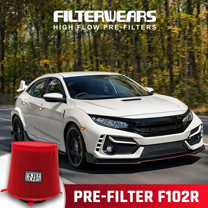 FILTERWEARS Pre-Filter F102R For SPECTRE 8131 8132 8136 8138 K&N RG-1001