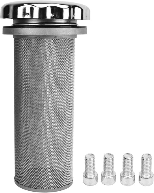 Hydraulic Air Filter EF8 120, Stainless Steel Oil Tank Air Cleaner, Precise Efficient Filtration with Detachable Design, Breather Filter for Chemical Automotive Mining Me