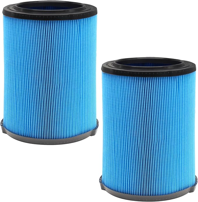 2 Pack Replacement VF5000 Filter for Ridgid Shop Vac Filter 5-20 Gallon, 3-Layer Wet/Dry Rigid Shop Vac Filters Compatible with WD06700 WD0671 WD0970EX0 WD0970M0 WD1270 WD1450