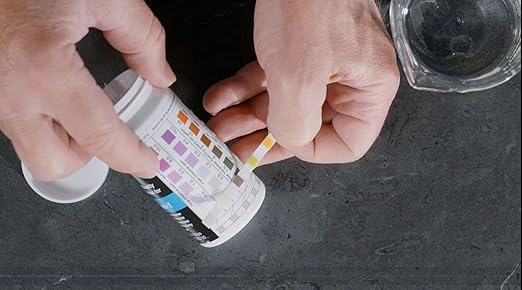 Hach 5 in 1 Water Quality Test Strips, Multi-Parameter Test Strips, Water Testing, Comprehensive Water Quality Analysis, Easy-to-Use Water Test Strips, 2755250