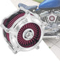 HDBUBALUS Motorcycle CNC Spike Air Cleaner Air Filter Intake System Filter (A-For Sportster XL models 04-22)