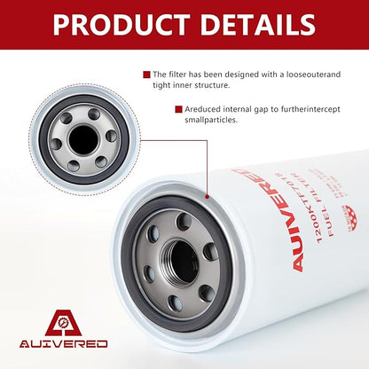 1200KTF7018 F1810PM0 Fuel Filter - Spin-on Particulate - Fit for Transfer Pump FR112 FR1210G FR610G 25 GPM 3/4” with 1200KTG9075 Filter Head and 3/4” ST Elbow and 3/4 x 7” Nipple
