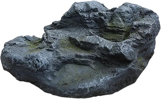 Outdoor Fake Rock Cover Realistic Lightweight Fiberglass Artificial Landscape Boulder Enclosure Protection Dome for Well Pump Septic Tank Electrical Boxes R (A)