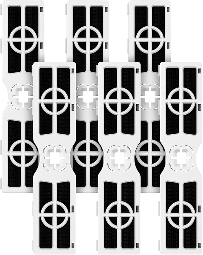 GLACIER FRESH Replacement for Frigidaire FRGPAAF2 PureAir AF-2 Refrigerator Air Filter, FRFC2323AS, FRFC232LAF, FRFC233LAF, FRFG2323AF, FRFN2823AS Air Filter (6 Pack)