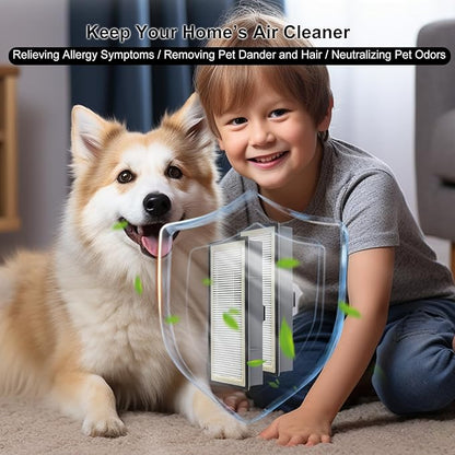 A/D/H HEPA Filter, Allergen Reduction + Odor Eliminator, Compatible with Filtrete 3M Air Purifier FAP-TT-ADH and Homes HAP9432, HAP9243, HAP9415, Fits for Honeywell Air purifier HPA060(BWM), 2-Pack
