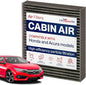 Premium Cabin Air Filter Replacement CP134 (CF10134) with Activated Carbon Washable/Reusable Compatible with Honda & Acura Vehicles by LifeSupplyUSA
