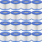 Type VI Hot Tub Filter Cartridge Compatible with Lay-Z-Spa, Coleman SaluSpa 90352E, 58323E, 58323 Swimming Pool Pump (16 Pack)