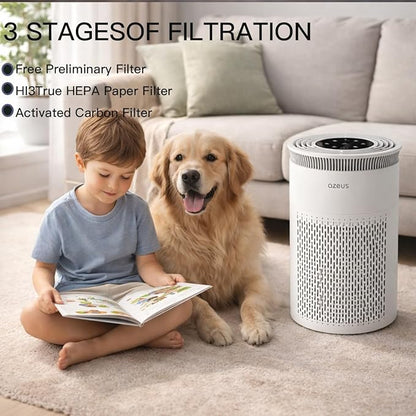 AZEUS Air Purifier New Version C8 (2, White)