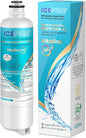ICEPURE Alkaline BORPLFTR50 Refrigerator Water Filter Replacement for Bosch Ultra Clarity Pro 11032531, 12033030, BORPLFTR55, 12028325, 11025825, B36CT80SNS, WFC100MF, WFS200MF, Enhances PH, 1Pack