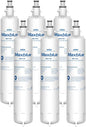 Maxblue Replacement for GE® RPWFE®, RPWF (with CHIP) Refrigerator Water Filter, Compatible with WSG-4, WF277, GFE28GMKES, PFE28KBLTS, GFD28GSLSS, PWE23KSKSS, GYE22HMKES, DFE28JSKSS, 6 Filters
