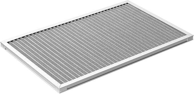 VEVOR Electrostatic Air Filter, 16x25x1 inch Washable & Reusable Aluminum AC/HVAC Furnace Filter, MERV 8 Long Lifetime, Healthier Home or Office (Actual Size: 15.5 x 24.65 x 0.82 in)
