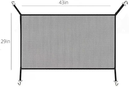 Car Grill Mesh – Premium Bug Screen for Automotive Grille, Radiator Protection, Debris Prevention with Durable Net (Black)