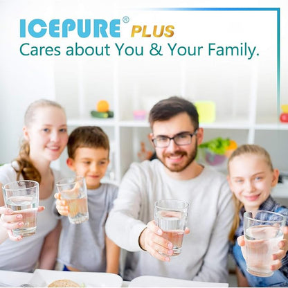 ICEPURE PLUS Remove Heavy Metals NSF/ANSI 53&42 NSF/ANSI/CAN 372 DA29-00003G Replacement for Samsung DA29-00003B DA29-00003A, DA29-00003D DA29-00003F DA97-06317A, HAFCU1, WF289, WSS-1, 4PACK