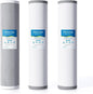 Waterdrop Whole House Water Filter,Carbon Filter, Reduce Iron & Manganese Filter Cartridge, Replacement for Any 20" x 4.5" System, 5 Micron, WD-WF20FG