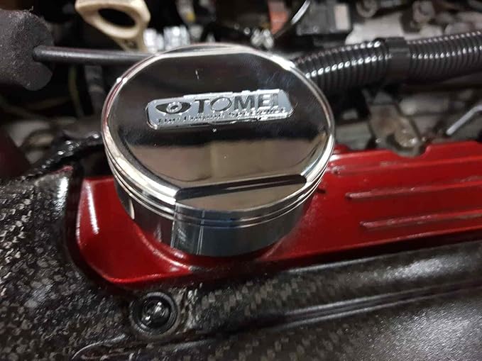Tomei Oil Filter Cap Buffed Silver Fits Mitsubishi Snap On Type