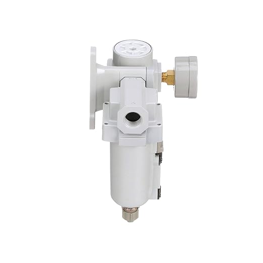 PneumaticPlus SAU420T-N06G-MEP Compressed Air Filter Regulator Combo 3/4" NPT -T-Handle, Manual Drain, Metal Bowl