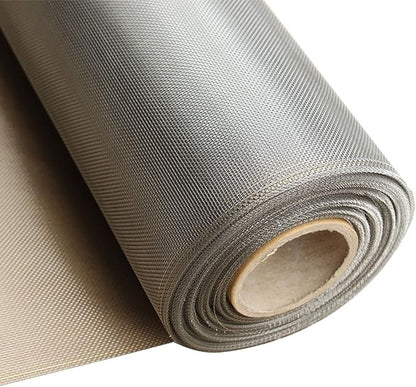 Chicken Wire,Industrial Mesh, 39.3 Ft (W) X19.6 (L) Easy to Cut Fine Screen for Filter Filtration Cloth Vent Insect Net,Silver,30mesh