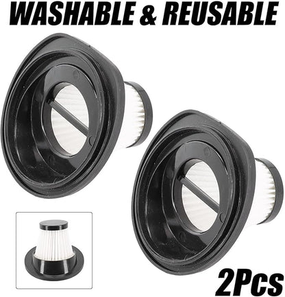 2Pack Vacuum Filter Replacement, Washable and Reusable Handheld Vacuum Filter, For Cordless Vacuum Cleaner for VL189 Upright (2 PACK)