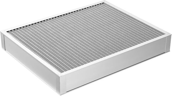 VEVOR 20x25x4 inch Electrostatic Air Filter, AC/HVAC Furnace Filter Washable & Reusable Aluminum, MERV 8 Long Lifetime, Home or Office (Actual Size: 19.37 x 24.37 x 3.58 in)