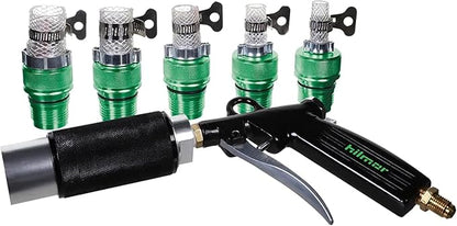 hilmor HLC007 HVAC Lineset Cleaner - Pressurized Foam Puck System to Remove Contaminants & Residue - Refrigerant Line Set Cleaning Kit - A2L Compatible