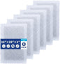 16x25 Replacement Filter Pads Compatible with SolaceAir Pristine Dynamic Air Cleaner 16x25x1 Carbon & Electrostatic Media White (6 Pack)