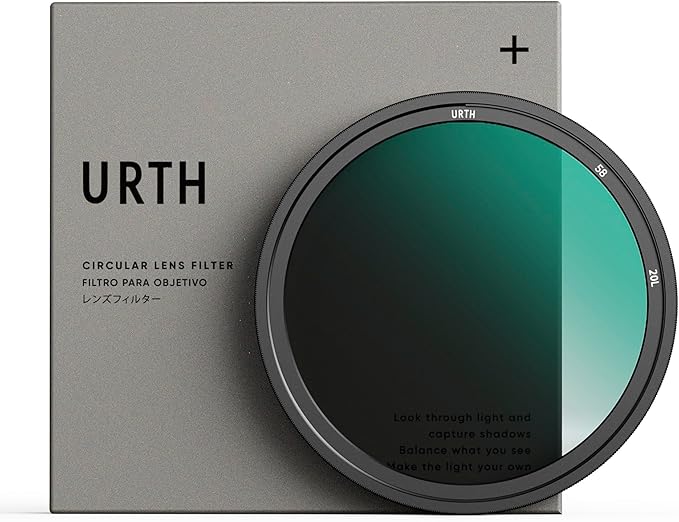 Urth 58mm Circular Polarizing (CPL) Lens Filter (Plus+) - 20-Layer Nano-Coated, Slim Design for Camera Lens Polarization