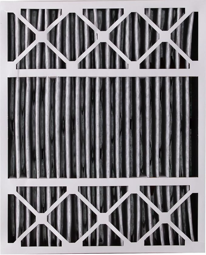 Nordic Pure 20x25x5 (Actual Size: 19 3/4 x 24 3/4 x 4 3/8) Lennox X6673 X6675 Replacement Ã‚ MERV 12 Pleated + Carbon 4 Pack