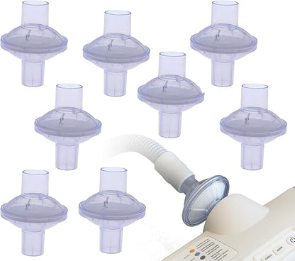 Aveen Inline 8-Pack CPAP Filters - Universal Fit for CPAP and BiPAP Machines and CPAP Hoses- Advanced Filtration for Cleaner Air, Easy to Install, Must-Have CPAP Filters.