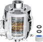 Hibbent Upgraded High Output Shower Filter for Hard Water, 20 Stage Showerhead Filter with Vitamin C, Removes Chlorine and Fluoride, Reduces Dry Itchy Skin, Eczema, and Dandruff, Chrome