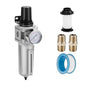 NANPU Industrial Grade Heavy Duty Particulate Filter & Air Regulator, Metal Bowl, Suitable for Paint Spray (3/4" NPT, Manual Drain)