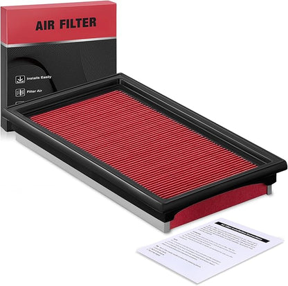BDFHYK CA10234 Engine Air Filter Compatible with INFINITI Q50, Compatible with Nissan Cube NV200 Versa, 2007-2021, 3.5L 3.7L, Replace# 16546-ED500